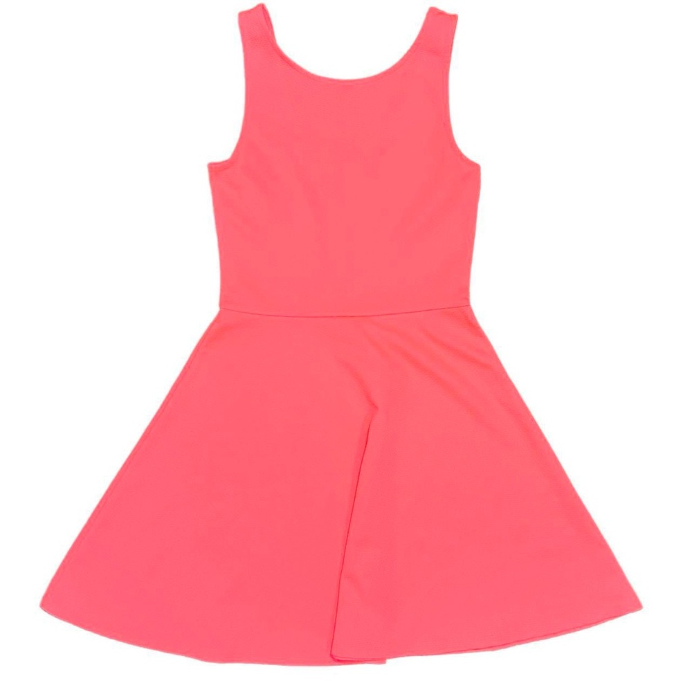 H&M Divided Coral Pink Skater Sundress Size XS